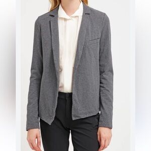 American vintage cotton open light gray cardigan